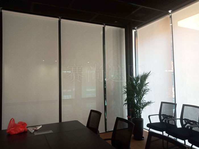 室内电动卷帘实景图