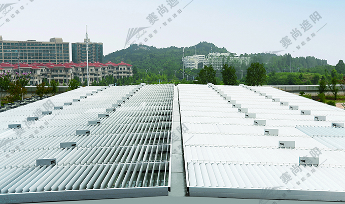 图：梭形百叶实景图