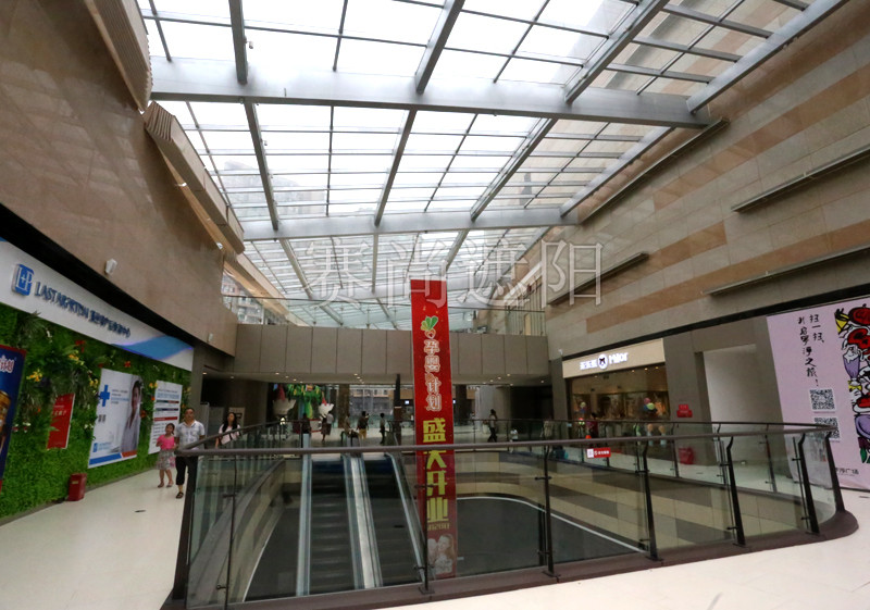 FCS电动天棚帘商场遮阳应用